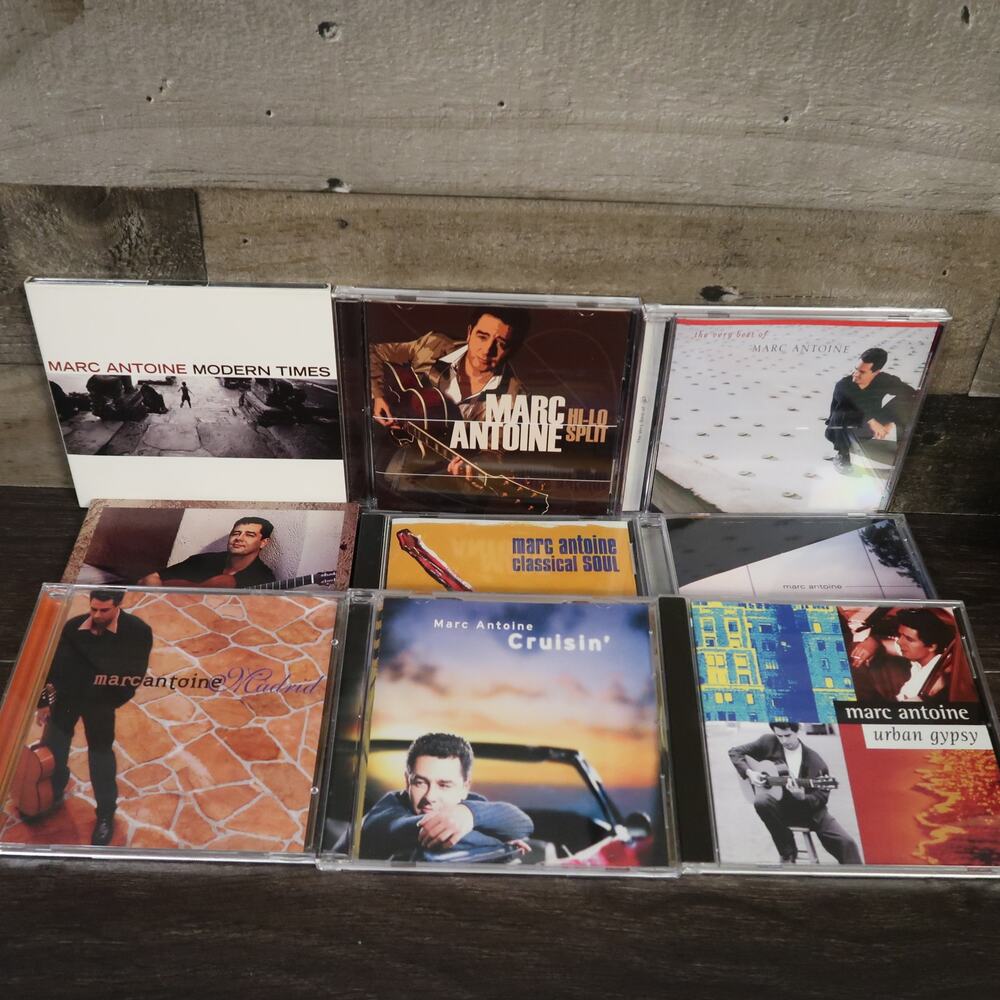 Marc Antoine CD Lot of 9 Cruisin Classical Soul Madrid Urban Gypsy
